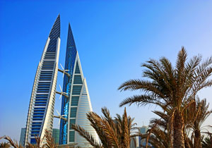 BAHRAIN, Manama, World Trade Centre towers, BHR386JPL A 300